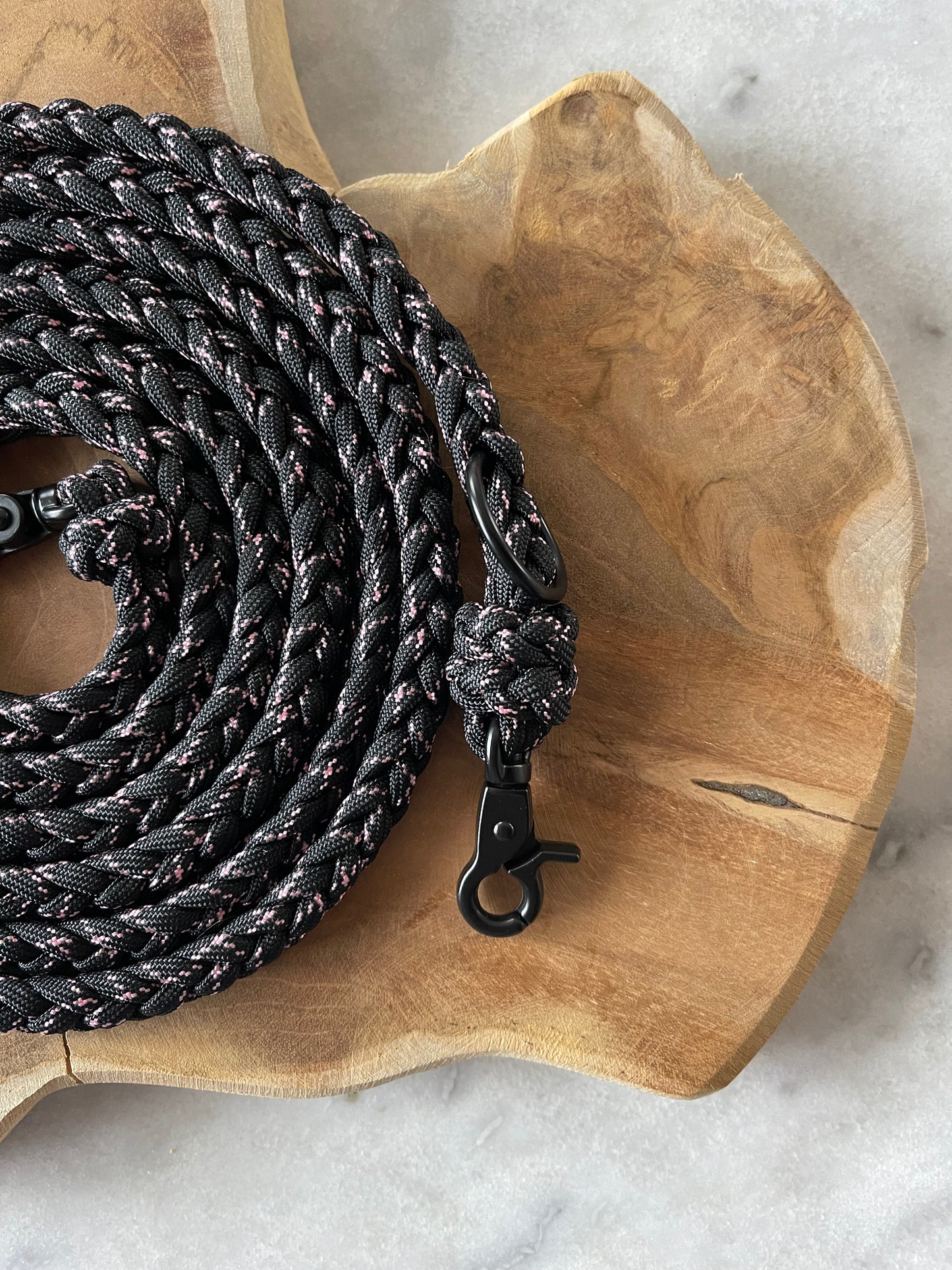 Hundeleine pink night sky